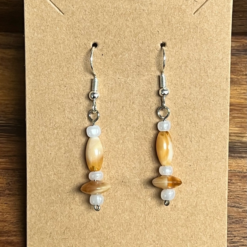 Handmade Brown earrings